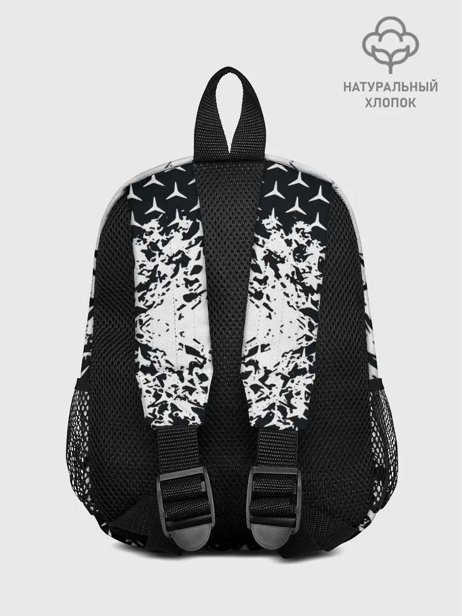 Рюкзак детский / Mercedes | брызги красок,