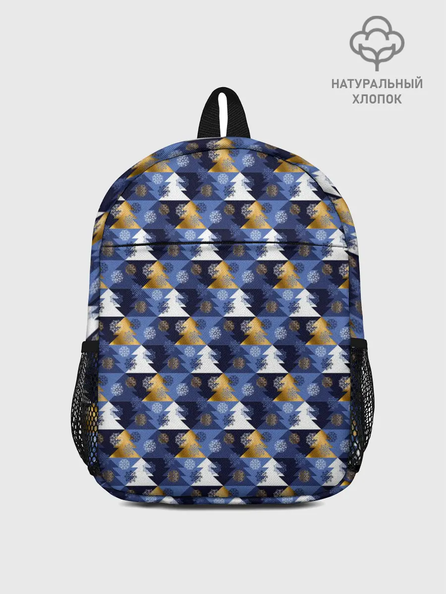 Рюкзак детский / Ёлочки - Снежинки