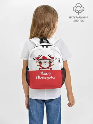 Рюкзак детский / Санта с 2 Оленями