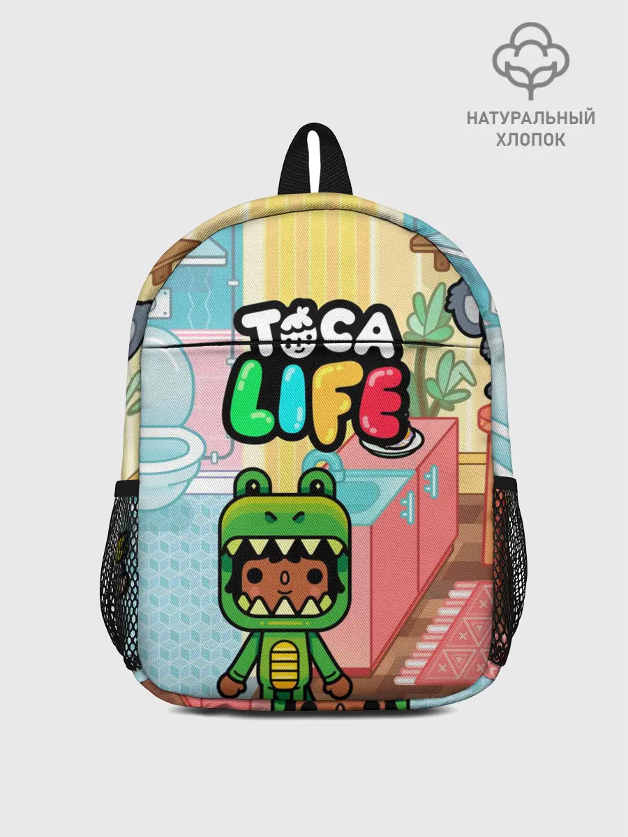 Рюкзак детский / Toca Boca | Тока бока костюм крокодила