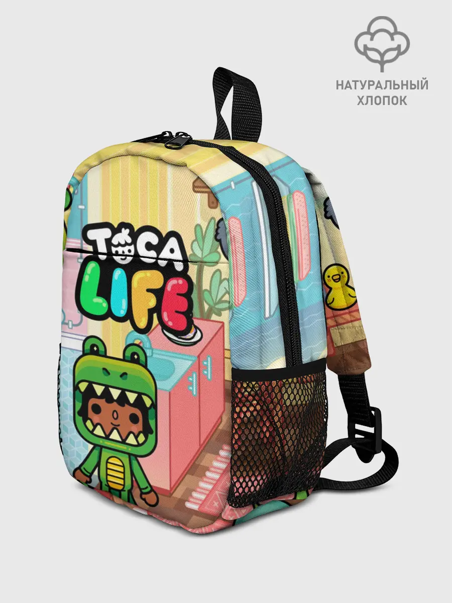 Рюкзак детский / Toca Boca | Тока бока костюм крокодила