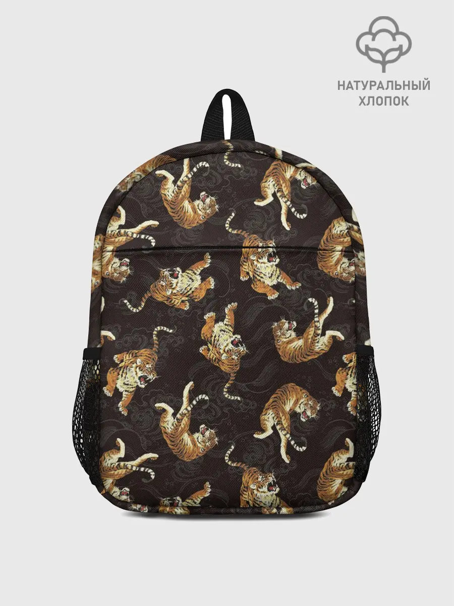 Рюкзак детский / Паттерн Японский тигр
