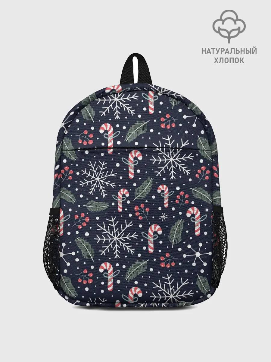 Рюкзак детский / Паттерн с веточками