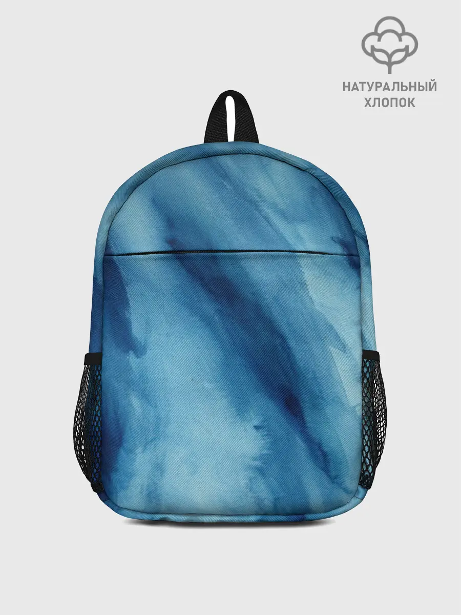 Рюкзак детский / Голубой мрамор
