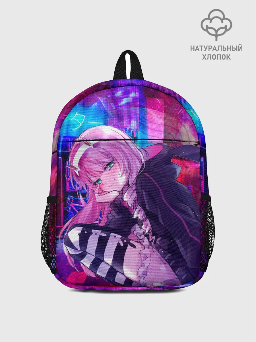 Рюкзак детский / Zero Two в неоновом городе