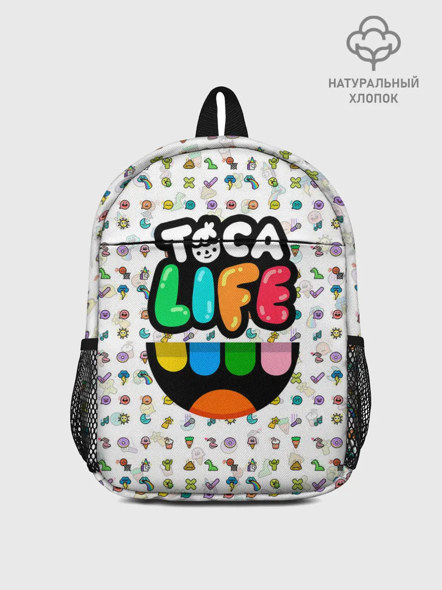 Рюкзак детский / Toca Boca | Тока Бока | Паттерн