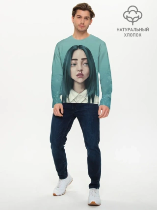 Мужской лонгслив базовый / Билли Айлиш