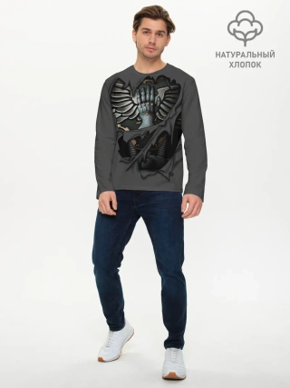 Мужской лонгслив базовый / Железные Руки Броня