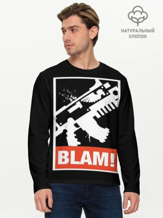 Мужской лонгслив базовый / Ultramarines