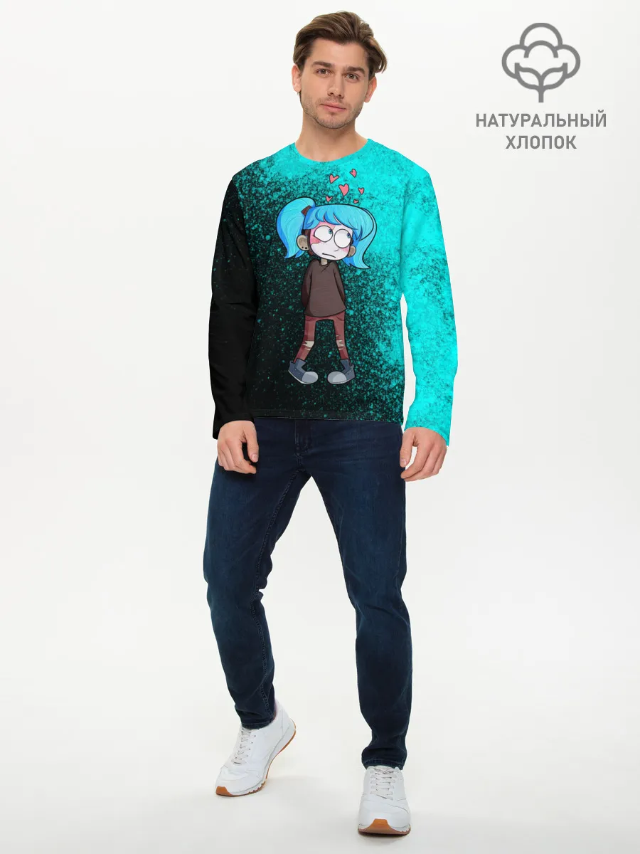 Мужской лонгслив базовый / Sally face