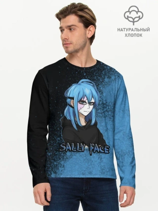 Мужской лонгслив базовый / Sally face