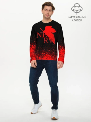 Мужской лонгслив базовый / EVANGELION