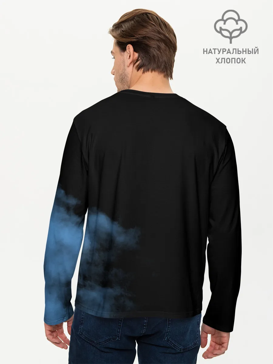 Мужской лонгслив базовый / Острые козырьки
