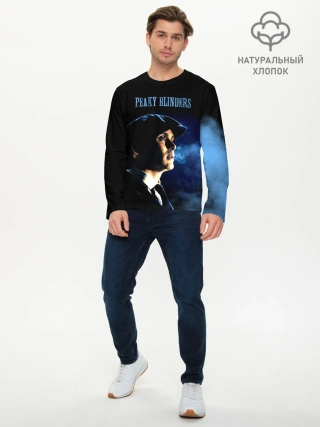 Мужской лонгслив базовый / Острые козырьки