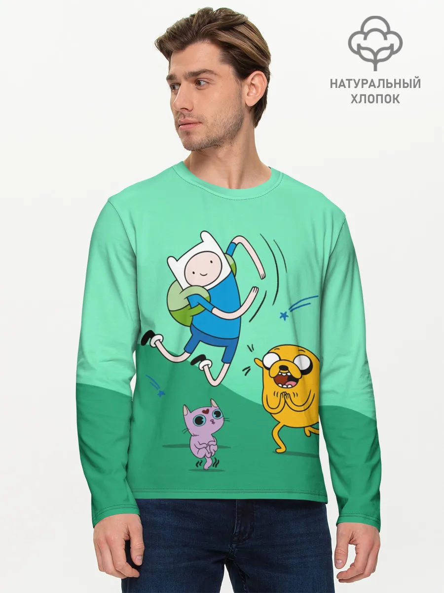 Мужской лонгслив базовый / Flex