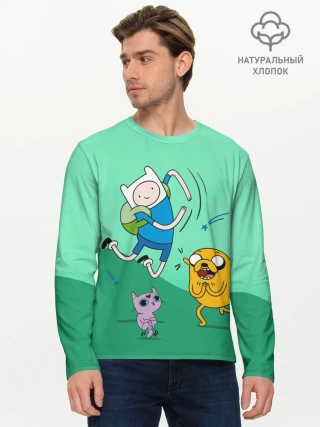 Мужской лонгслив базовый / Flex