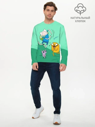 Мужской лонгслив базовый / Flex