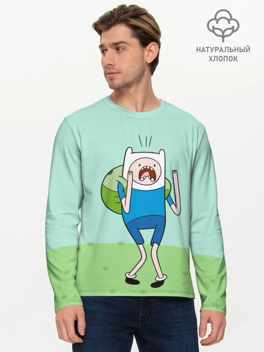 Мужской лонгслив базовый / Finn