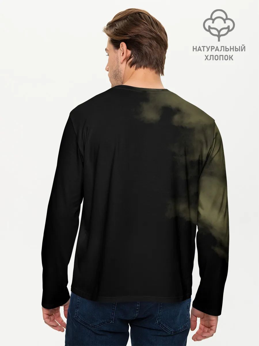 Мужской лонгслив базовый / Острые козырьки