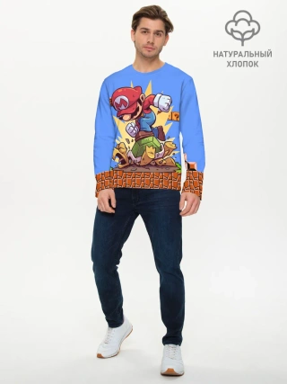 Мужской лонгслив базовый / Марио