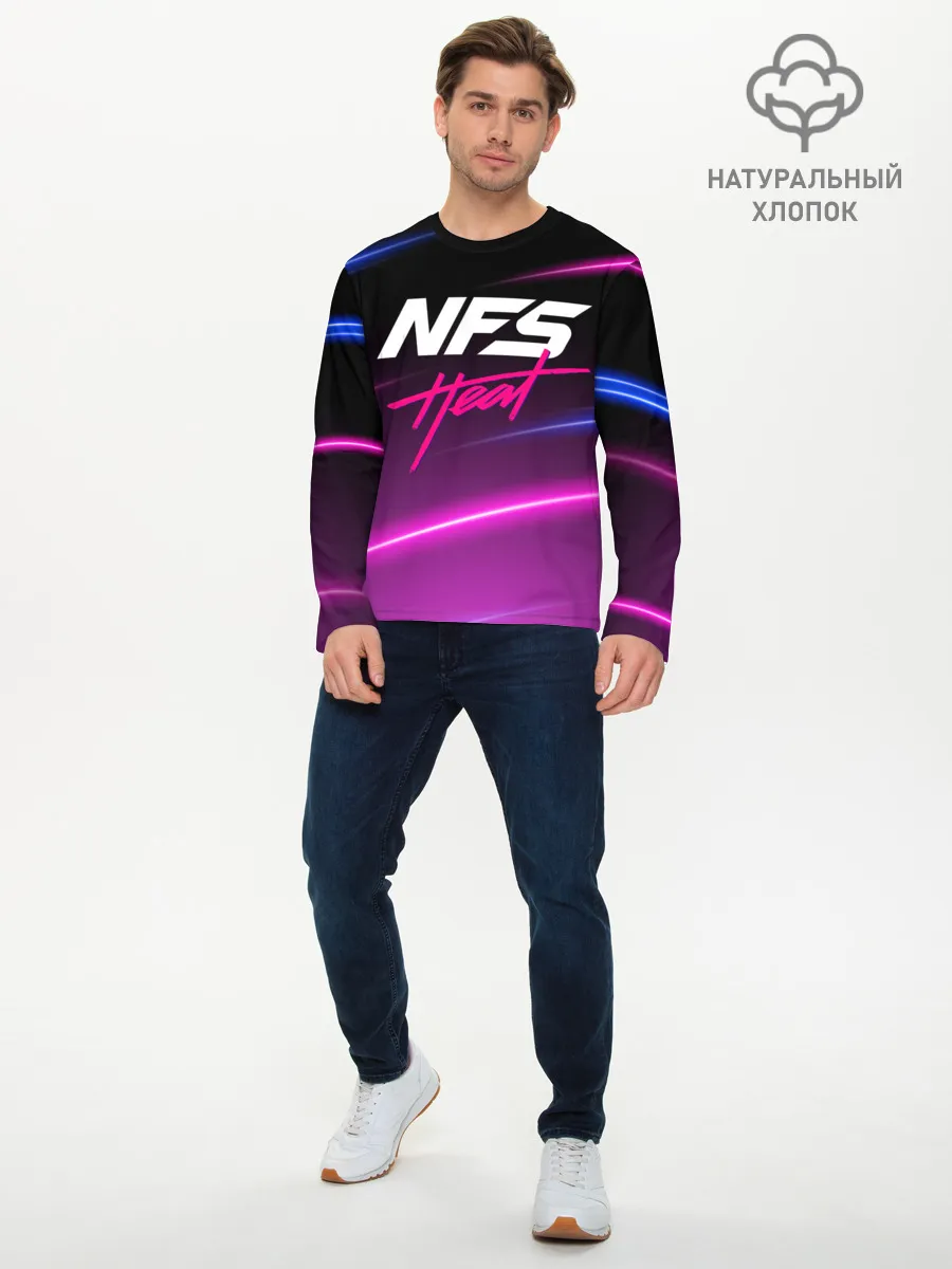 Мужской лонгслив базовый / NFS: Heat