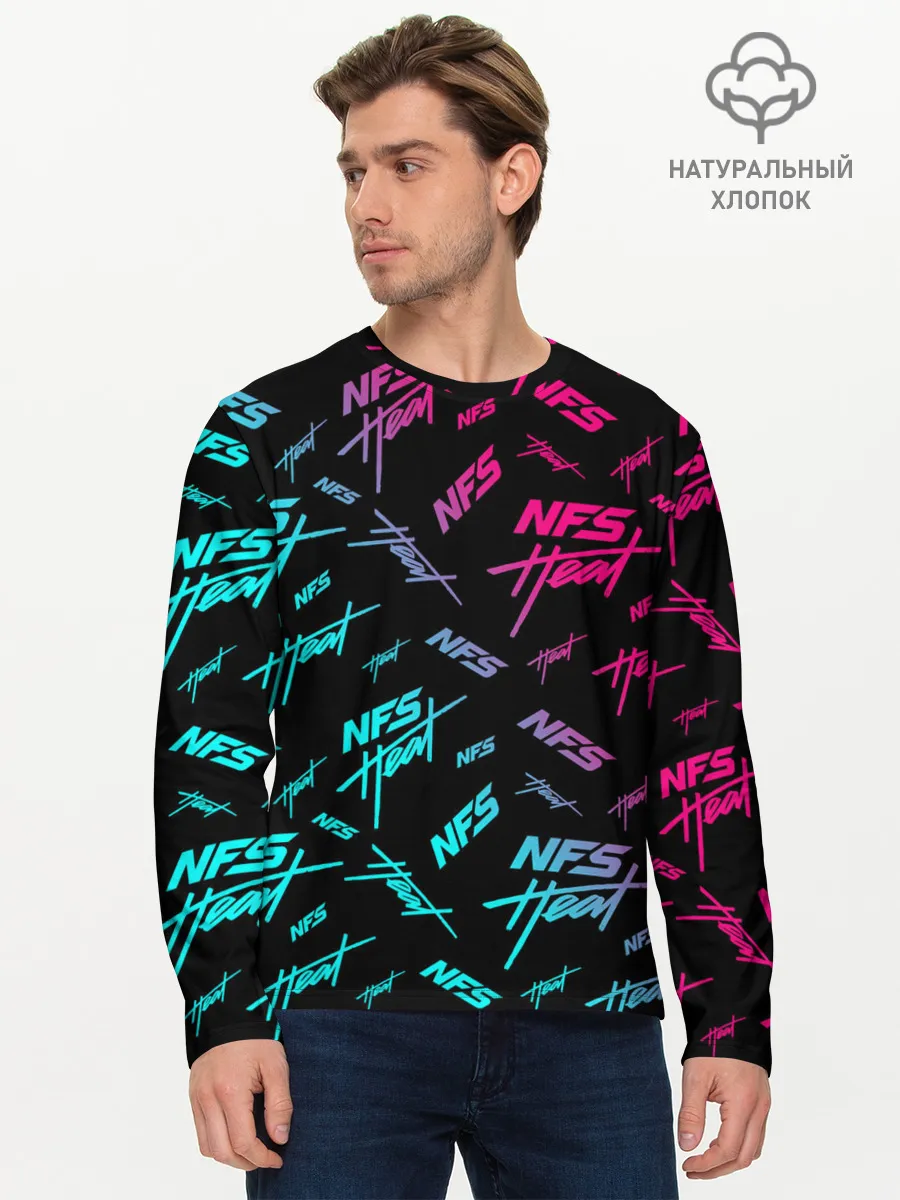 Мужской лонгслив базовый / NFS: Heat