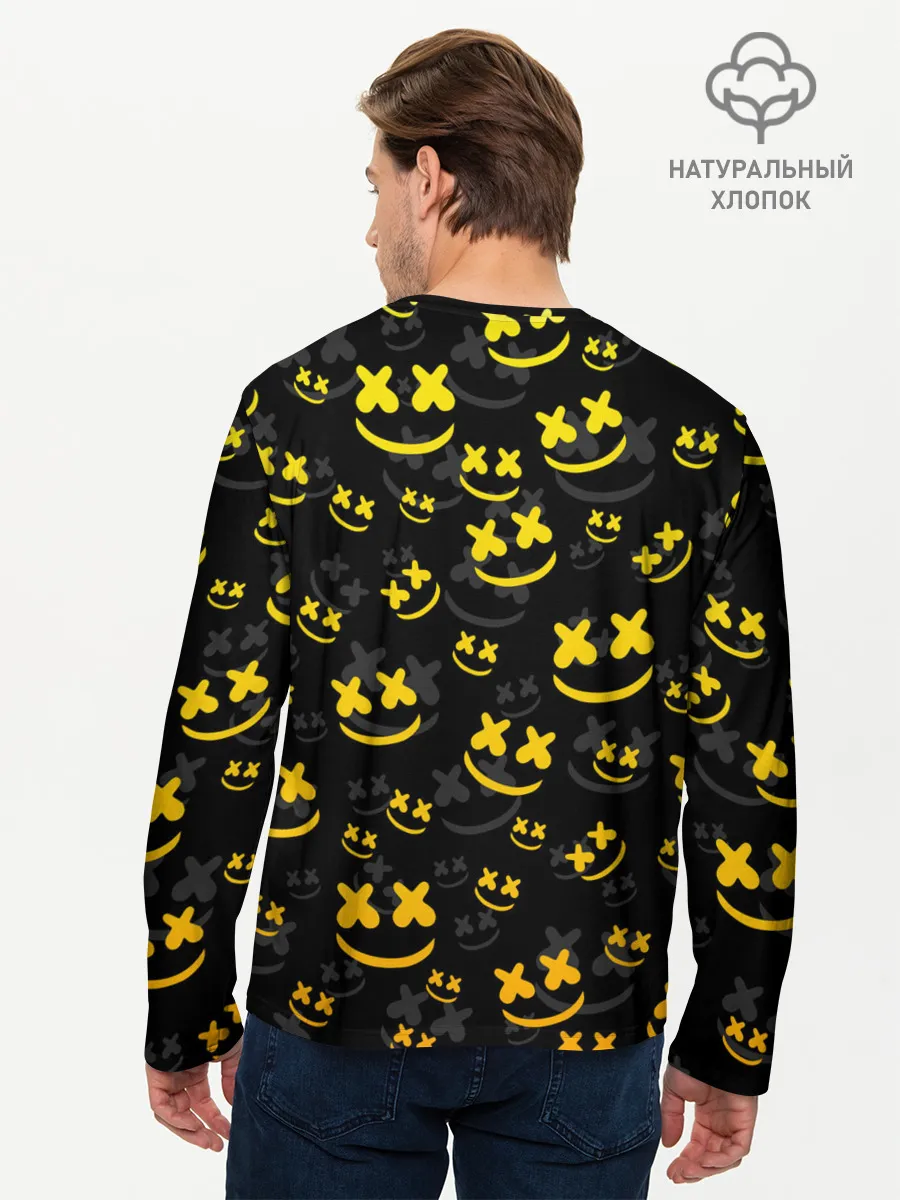 Мужской лонгслив базовый / MARSHMELLO