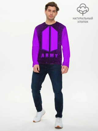 Мужской лонгслив базовый / РЮКЗАК BTS