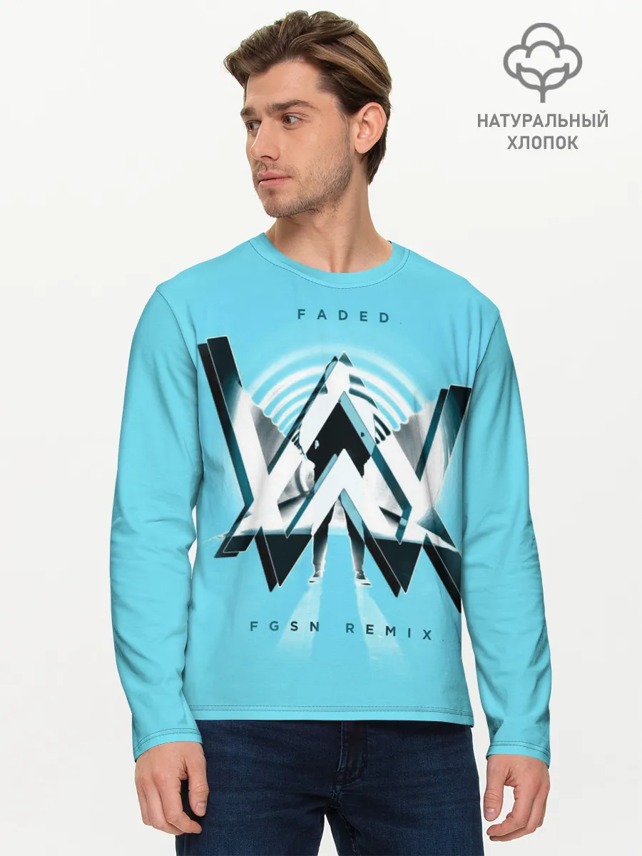 Мужской лонгслив базовый / Alan Walker