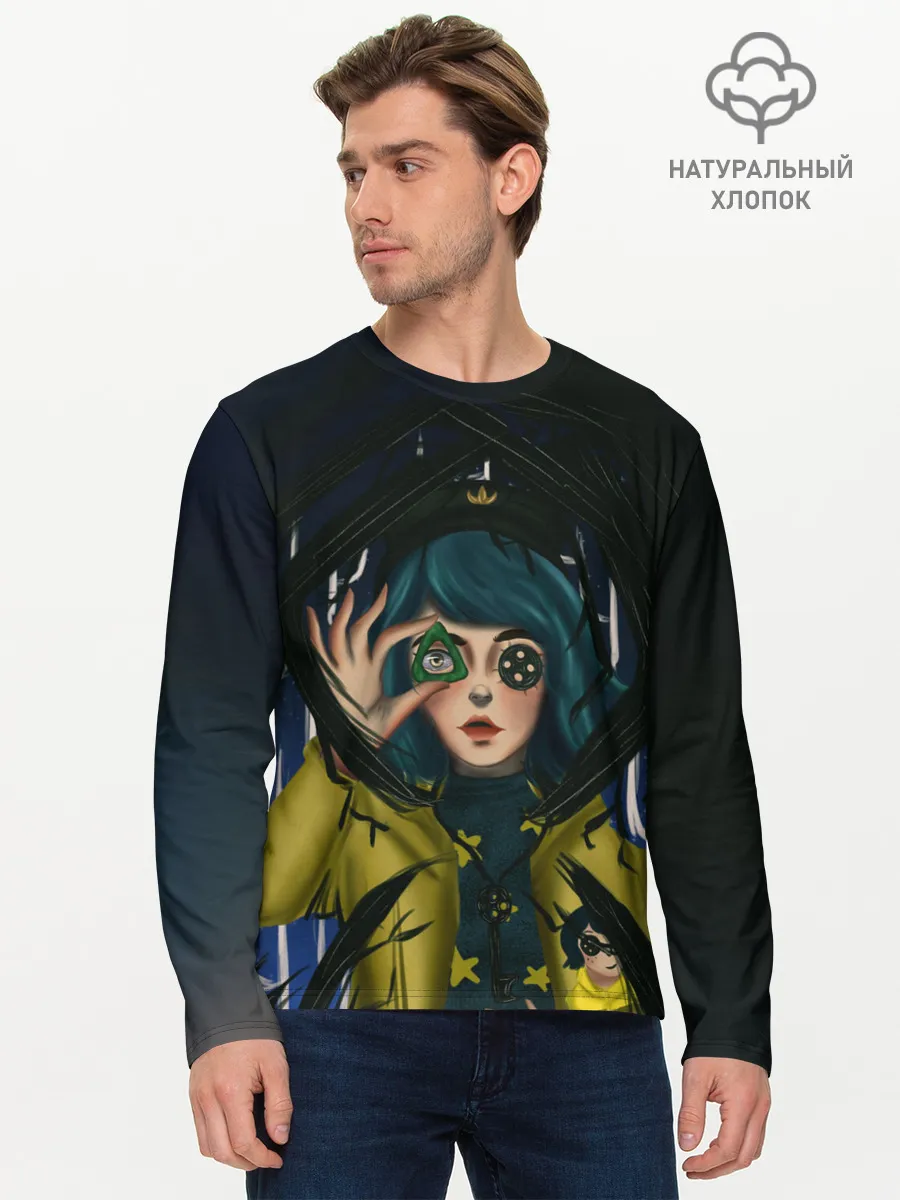 Мужской лонгслив базовый / Coraline