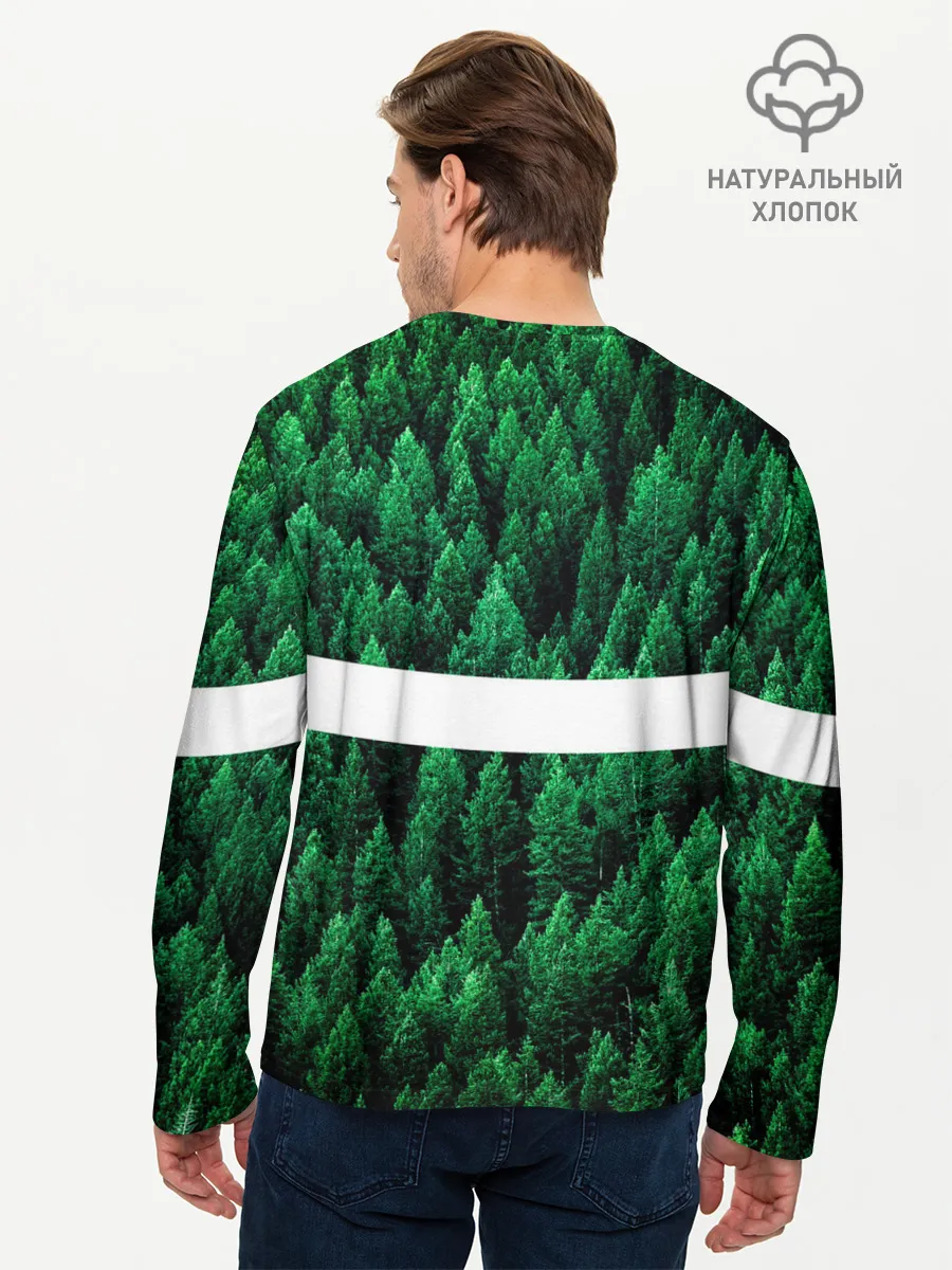 Мужской лонгслив базовый / Сибирь