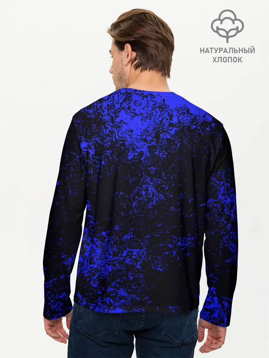 Мужской лонгслив базовый / БРЫЗГИ КРАСОК