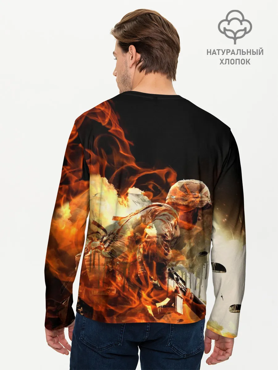 Мужской лонгслив базовый / Sabaton