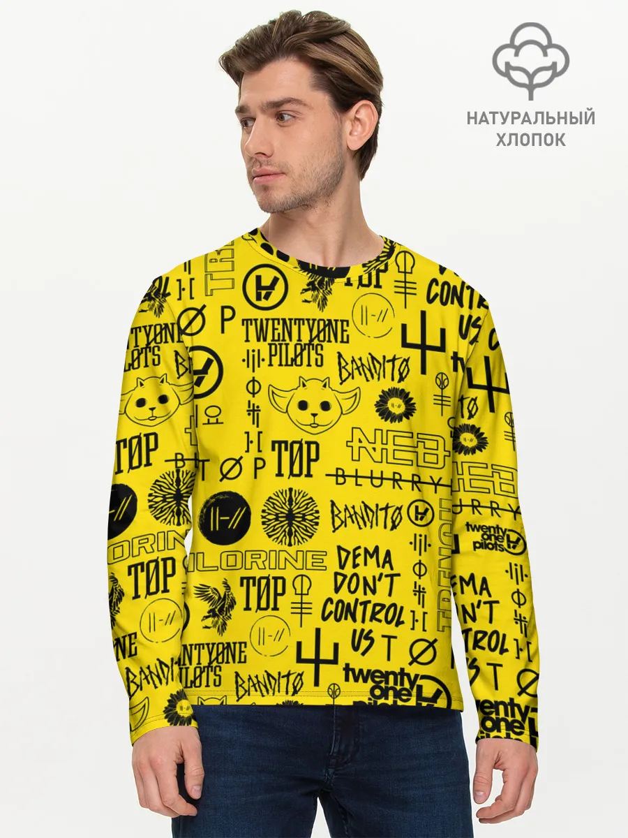 Мужской лонгслив базовый / TWENTY ONE PILOTS