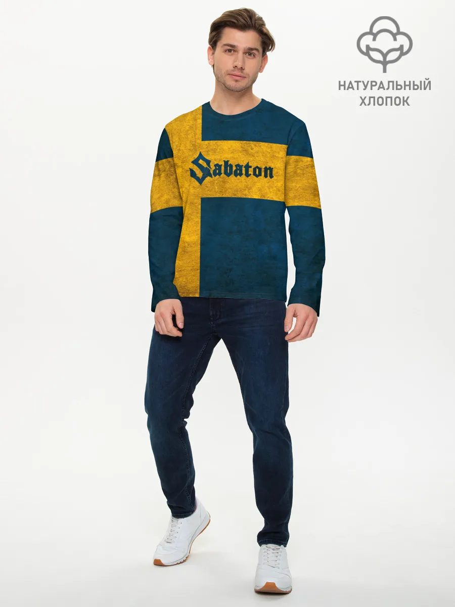 Мужской лонгслив базовый / Sabaton