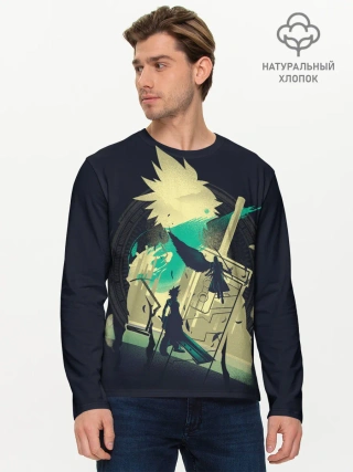 Мужской лонгслив базовый / Final Fantasy VII