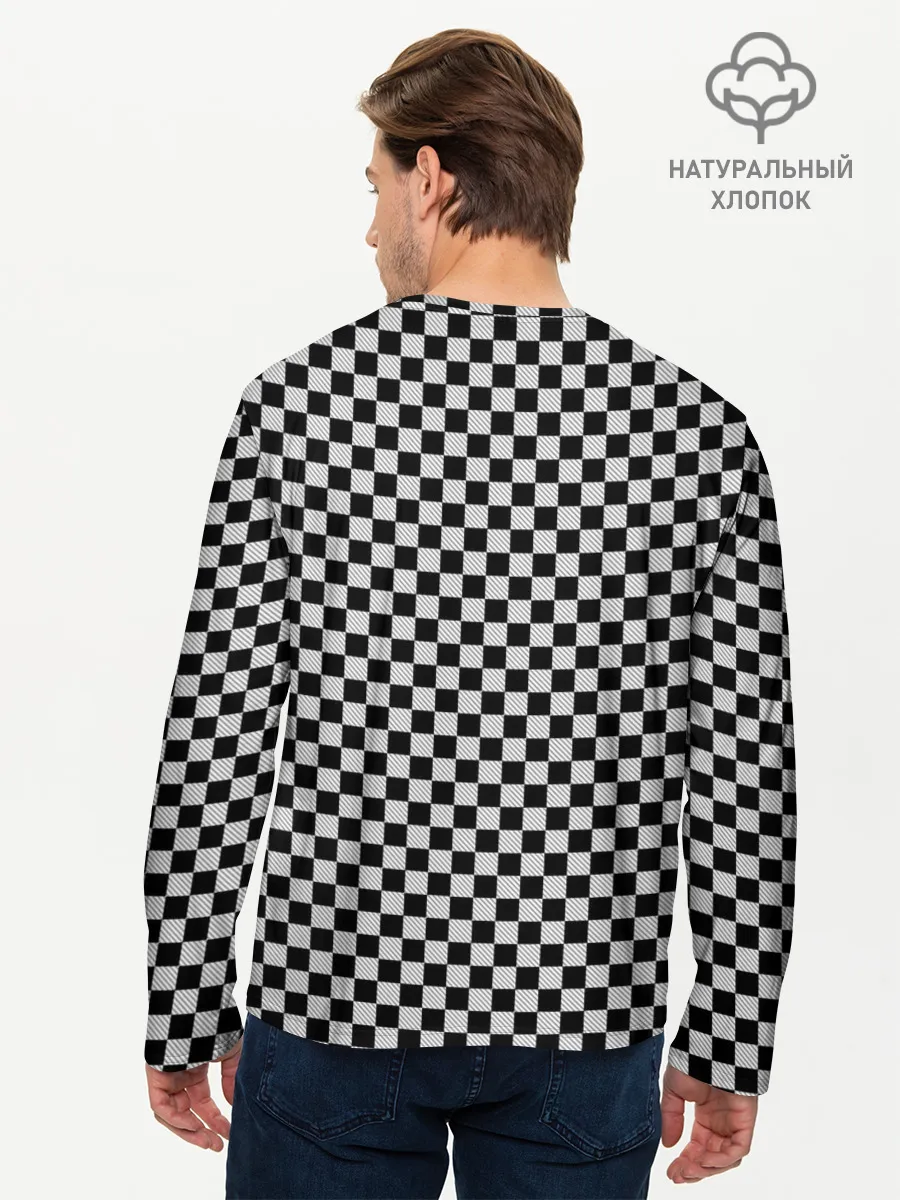 Мужской лонгслив базовый / Checkerboard Color