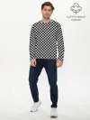 Мужской лонгслив базовый / Checkerboard Color