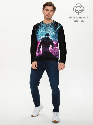 Мужской лонгслив базовый / Доктор Кто