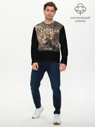 Мужской лонгслив базовый / Sabaton