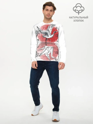 Мужской лонгслив базовый / Японская мечта
