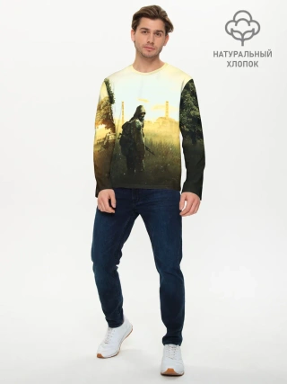 Мужской лонгслив базовый / STALKER