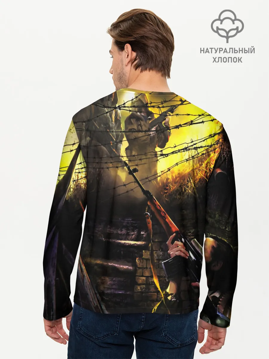 Мужской лонгслив базовый / STALKER