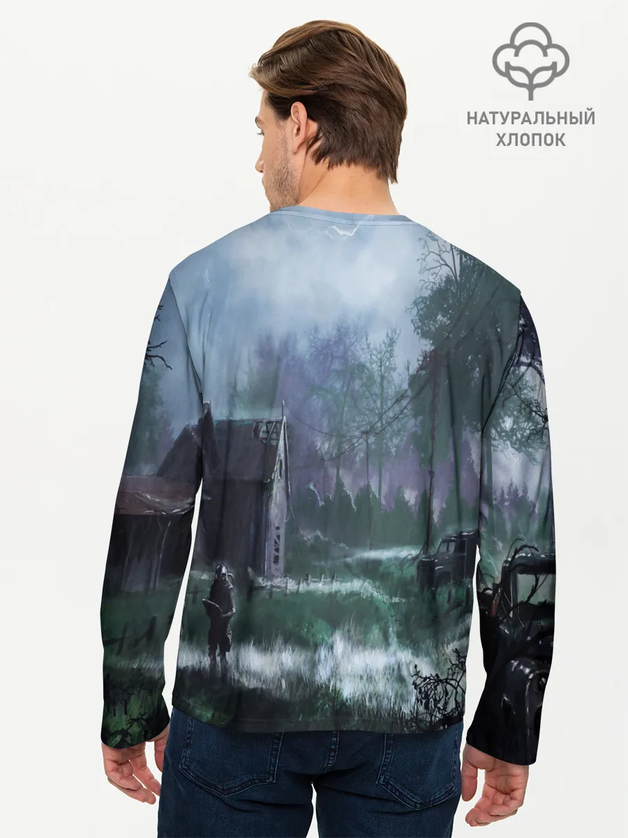 Мужской лонгслив базовый / STALKER