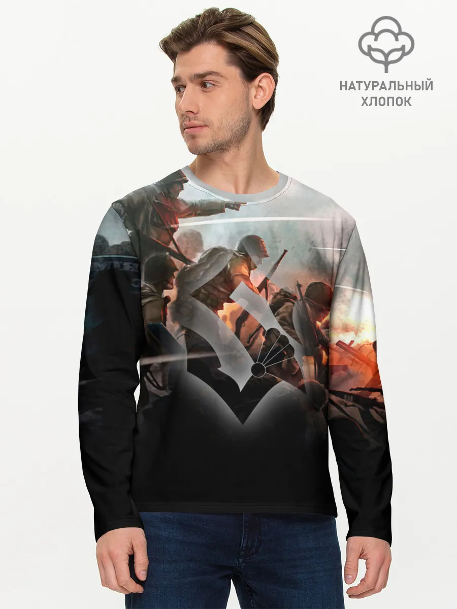 Мужской лонгслив базовый / Sabaton