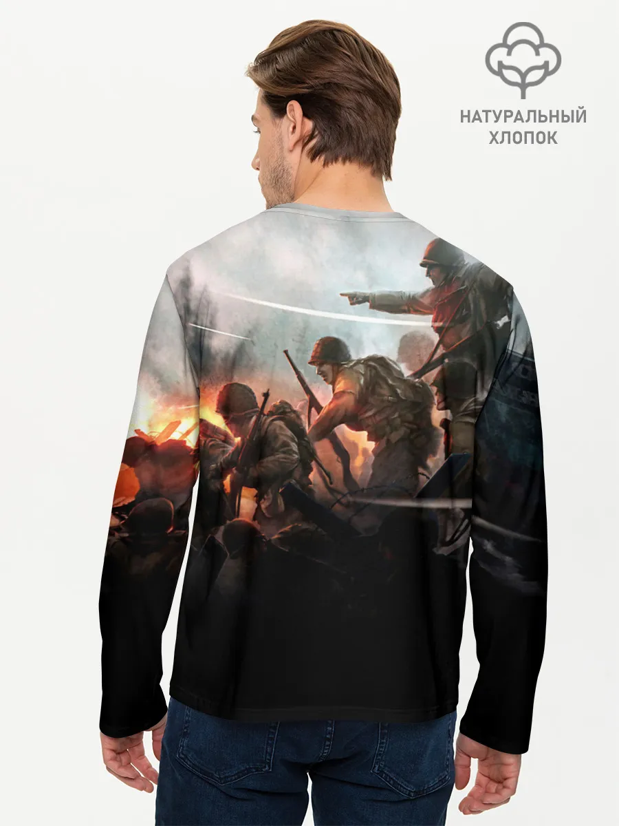 Мужской лонгслив базовый / Sabaton