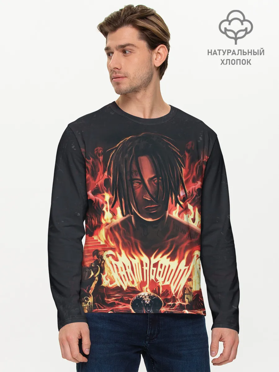 Мужской лонгслив базовый / KIZARU - Karmageddon