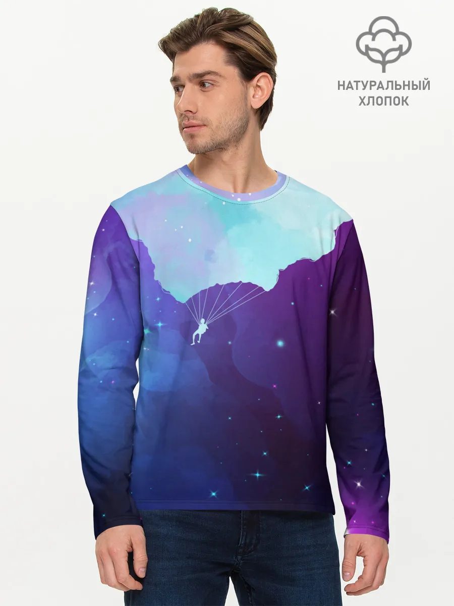 Мужской лонгслив базовый / Skydiver