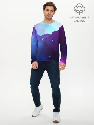 Мужской лонгслив базовый / Skydiver