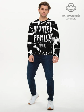 Мужской лонгслив базовый / KIZARU - HAUNTED FAMILY